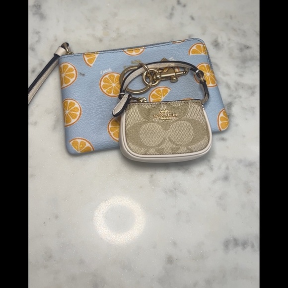 Coach Bundle - Mini Nolita Charm and Citrus Wristlet - Picture 11 of 11